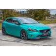 Maxton Design spoiler pod přední nárazník pro Volvo V40 R-Design, černý lesklý plast ABS
