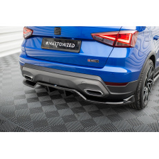 Maxton Design středový spoiler pod zadní nárazník s žebrováním pro Seat Arona Mk1 Facelift /FR, černý lesklý plast ABS Maxton Design středový spoiler pod zadní nárazník s žebrováním pro Seat Arona Mk1 Facelift /FR, černý lesklý plast ABS