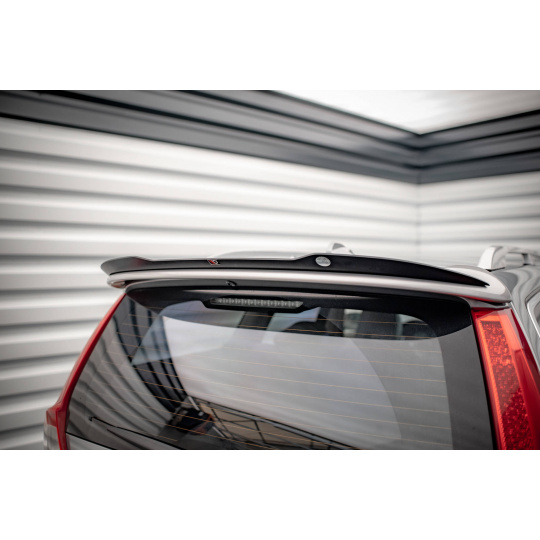 Maxton Design prodloužení spoileru ver.2 pro Volvo V70 Mk3, černý lesklý plast ABS
