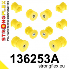 136253A: Strongflex Sada silentbloků předního zavěšení a zadního nosníku varianta SPORT 136253A: Strongflex Sada silentbloků předního zavěšení a zadního nosníku varianta SPORT
