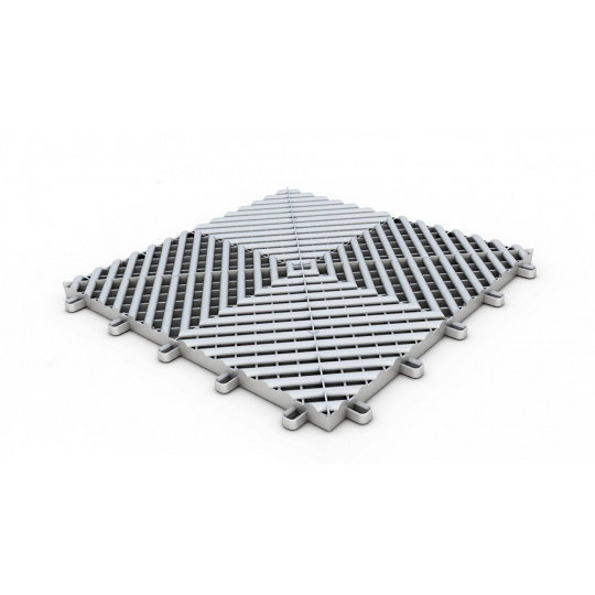 Maxton Design plastová dlaždice modulární podlahy, světle šedá