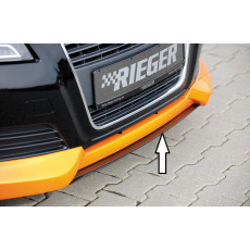 Rieger lipa pod přední nárazník Rieger pro Audi A3 8P 3-dvéř., 5-dvéř., kabriolet, Sportback po faceliftu, 07/08-, plast ABS s povrchovou úpravou Carbon-Look