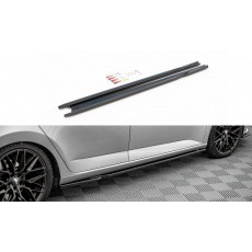 Maxton Design difuzory pod boční prahy pro Škoda Fabia Mk3, černý lesklý plast ABS Maxton Design difuzory pod boční prahy pro Škoda Fabia Mk3, černý lesklý plast ABS