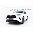 Maxton Design spoiler pod přední nárazník ver.2 pro Toyota Highlander Mk4, černý lesklý plast ABS