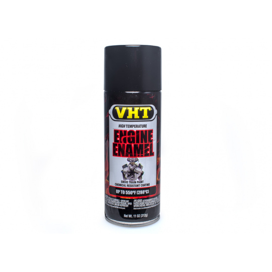 VHT Engine Enamel barva na motory do teploty až 288°C, barva: lesklá černá