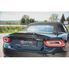 Maxton Design prodloužení spoileru pro Fiat 124 Spider Abarth, černý lesklý plast ABS