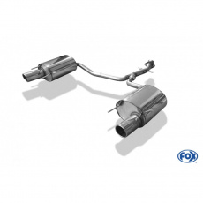 Fox Sportauspuff koncový tlumič výfuku s koncovkou 1x100 Typ 16 na obou stranách pro Lexus IS IS 220 Diesel s motorem 2.2