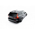Maxton Design prodloužení spoileru 3d pro Volvo V60 R-Design Mk3, černý lesklý plast ABS