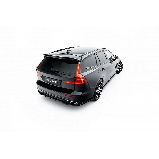 Maxton Design prodloužení spoileru 3d pro Volvo V60 R-Design Mk3, černý lesklý plast ABS Maxton Design prodloužení spoileru 3d pro Volvo V60 R-Design Mk3, černý lesklý plast ABS