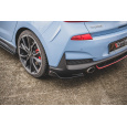 Maxton Design boční difuzory pod zadní nárazník ver.3 pro Hyundai i30 N Mk3, černý lesklý plast ABS