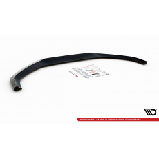 Maxton Design spoiler pod přední nárazník ver.2 pro Audi A4 B9, černý lesklý plast ABS
