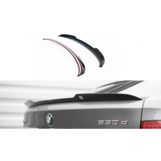 Maxton Design prodloužení spoileru pro BMW řada 5 GT F07 M-Pack, černý lesklý plast ABS