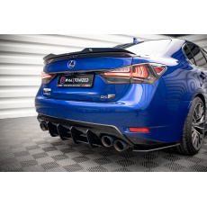 Maxton Design "Street Pro" difuzor zadního nárazníku pro Lexus GS F Mk4 Facelift, plast ABS bez povrchové úpravy, s černou a červenou linkou Maxton Design "Street Pro" difuzor zadního nárazníku pro Lexus GS F Mk4 Facelift, plast ABS bez povrchové úpravy, s černou a červenou linkou