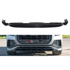 Maxton Design spoiler pod přední nárazník pro Audi Q8 Mk 1, černý lesklý plast ABS Maxton Design spoiler pod přední nárazník pro Audi Q8 Mk 1, černý lesklý plast ABS