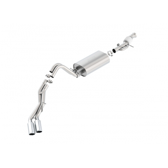 Borla Cat-Back výfukový systém "Touring" pro GMC Yukon Denali 6,2l V8 s automatickou převodovkou, 4-dvéř., r.v. 2015-2020