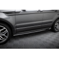 Maxton Design difuzory pod boční prahy pro Land rover Range Rover Evoque Mk1 Facelift, černý lesklý plast ABS, HSE Dynamic