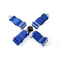 Čtyřbodové pásy GPX - modré, šířka 3"