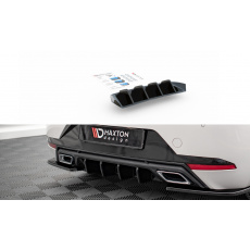 Maxton Design vložka zadního nárazníku pro Seat Ibiza Mk5, černý lesklý plast ABS Maxton Design vložka zadního nárazníku pro Seat Ibiza Mk5, černý lesklý plast ABS