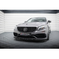 Maxton Design "Street Pro" spoiler pod přední nárazník pro Mercedes třída C W205 Facelift/63 AMG/Sedan/Estate, plast ABS bez povrchové úpravy