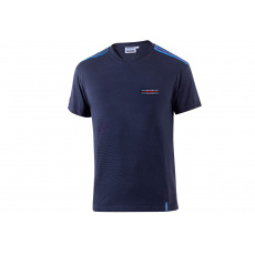 Sparco triko TOP s proužky Martini Racing, barva: modrá, velikost: XXL