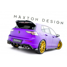 Maxton Design vložka zadního nárazníku ver.2 pro Volkswagen Golf R Mk8 Facelift, černý lesklý plast ABS Maxton Design vložka zadního nárazníku ver.2 pro Volkswagen Golf R Mk8 Facelift, černý lesklý plast ABS
