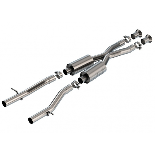 Borla středový díl výfukového systému "S-Type" pro Lexus IS 500 5.0L V8 automat, RWD, r.v. 2022-2024