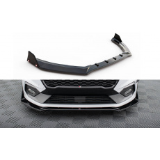 Maxton Design spoiler pod přední nárazník s křidélky ver.4 pro Ford Fiesta ST-Line Mk8, černý lesklý plast ABS Maxton Design spoiler pod přední nárazník s křidélky ver.4 pro Ford Fiesta ST-Line Mk8, černý lesklý plast ABS
