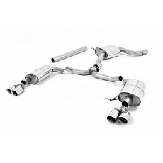 Milltek Sport homologovaný výfuk cat-back pro Seat Leon ST Cupra 300 (4x4) Combi (s OPF/GPF) 2019-2020, GT-80 leštěné dvojité koncovky