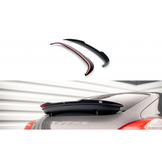Maxton Design prodloužení spoileru pro Porsche Panamera 970 Diesel, 970 Standard, černý lesklý plast ABS