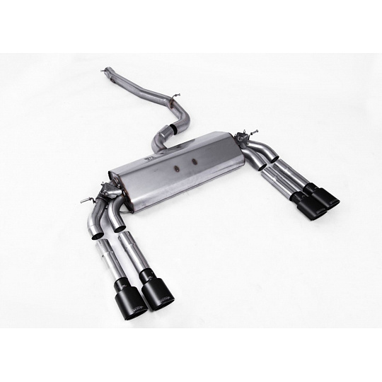 Milltek Sport výfukový systém cat-back bez rezonátoru (hlasitější) pro Audi S3 2.0 TFSI quattro Sedan/Cabrio 8V/8V.2 (bez GPF) 2013-2018, typ koncovek: oválné černé Milltek Sport výfukový systém cat-back bez rezonátoru (hlasitější) pro Audi S3 2.0 TFSI quattro Sedan/Cabrio 8V/8V.2 (bez GPF) 2013-2018, typ koncovek: oválné černé