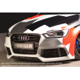 Rieger přední nárazník pro Audi A3 S3 8V 3-dvéř. (hatchback 8V1), 5-dvéř. (sportback 8VA) před faceliftem, plast ABS bez povrchové úpravy, pro vozy s parkovacím asistentem (PDC)