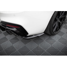 Maxton Design boční difuzory pod zadní nárazník v.5 pro BMW řada 1 F20- F21 Facelift, černý lesklý plast ABS, M-Pack/M140i
