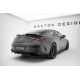 Maxton Design spoiler pod zadní nárazník s žebrováním pro Mercedes CLE C236 /AMG-Line, černý lesklý plast ABS