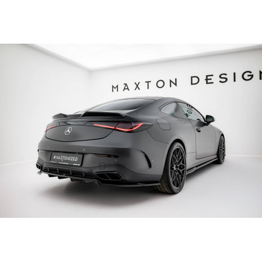 Maxton Design spoiler pod zadní nárazník s žebrováním pro Mercedes CLE C236 /AMG-Line, černý lesklý plast ABS Maxton Design spoiler pod zadní nárazník s žebrováním pro Mercedes CLE C236 /AMG-Line, černý lesklý plast ABS
