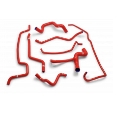 Samco Sport 8-dílná sada silikonových hadic pro vedení chladicí kapaliny pro Ford Focus Mk1 1998- UK Spec 2.0l, barva: modrá