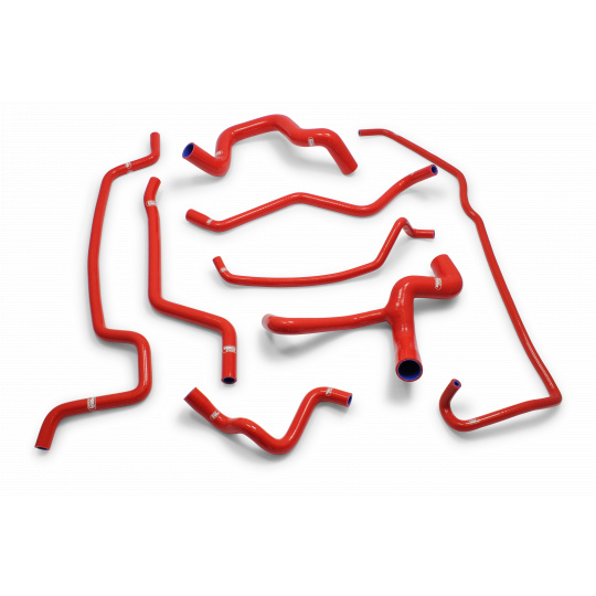 Samco Sport 8-dílná sada silikonových hadic pro vedení chladicí kapaliny pro Ford Focus Mk1 1998- UK Spec 2.0l, barva: modrá Samco Sport 8-dílná sada silikonových hadic pro vedení chladicí kapaliny pro Ford Focus Mk1 1998- UK Spec 2.0l, barva: modrá