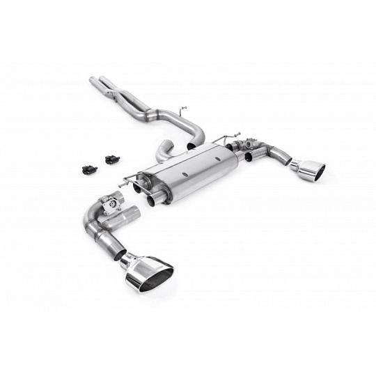Milltek Sport výfukový systém OPF/GPF Back pro Seat Cupra Formentor VZ5 2.5T 5 Cylinder 390PS 4Drive 2021-2024, oválná leštěná koncovka