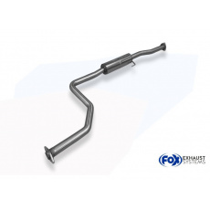 Fox Sportauspuff přední díl s tlumičem pro Honda Civic EG2, EG3 s motorem 1.4