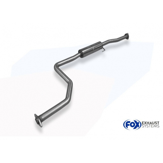 Fox Sportauspuff přední díl s tlumičem pro Honda Civic EG2, EG3 s motorem 1.4