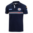 Sparco polokošile s pruhem Martini Racing, barva: tmavě modrá, velikost: XXXL