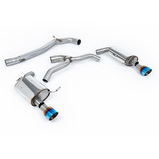 Milltek Sport výfukový systém cat-back bez rezonátoru (hlasitější) pro Volkswagen Golf Mk7 2.0TFSI Alltrack / Estate / Station Wagon / Combi 4-Motion 2016-2021, typ koncovek: GT-100 titanové modré Milltek Sport výfukový systém cat-back bez rezonátoru (hlasitější) pro Volkswagen Golf Mk7 2.0TFSI Alltrack / Estate / Station Wagon / Combi 4-Motion 2016-2021, typ koncovek: GT-100 titanové modré