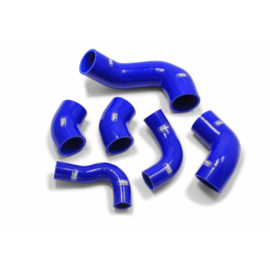 Samco Sport 6-dílná sada silikonových hadic pro vedení tlakového vzduchu pro Mitsubishi Lancer EVO 7 2001 - 2003 CT9A, US verze (bez EGR), barva: modrá