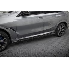 Maxton Design difuzory pod boční prahy pro BMW X6 G06 Facelift M-Pack, černý lesklý plast ABS Maxton Design difuzory pod boční prahy pro BMW X6 G06 Facelift M-Pack, černý lesklý plast ABS
