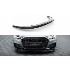 Maxton Design spoiler pod přední nárazník pro Audi A6 C8 Allroad, černý lesklý plast ABS
