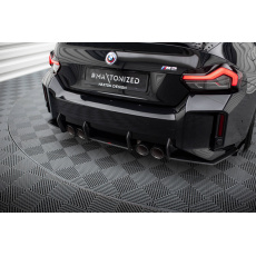 Maxton Design "Street Pro" difuzor zadního nárazníku pro BMW M2 G87, plast ABS bez povrchové úpravy, s černou a červenou linkou Maxton Design "Street Pro" difuzor zadního nárazníku pro BMW M2 G87, plast ABS bez povrchové úpravy, s černou a červenou linkou