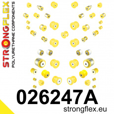 026247A: Strongflex Kompletní sada polyuretanových silentbloků pro zavěšení varianta SPORT 026247A: Strongflex Kompletní sada polyuretanových silentbloků pro zavěšení varianta SPORT