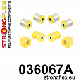 036067A: Strongflex Sada silentbloků zadního zavěšení varianta SPORT