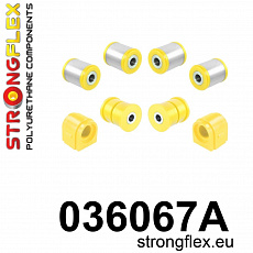 036067A: Strongflex Sada silentbloků zadního zavěšení varianta SPORT