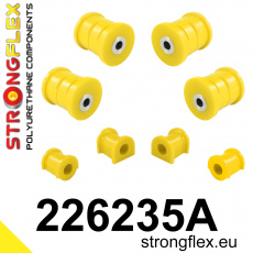 226235A: Strongflex Sada silentbloků zadního zavěšení varianta SPORT 226235A: Strongflex Sada silentbloků zadního zavěšení varianta SPORT