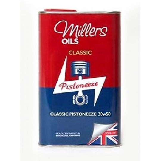 Motorový olej Millers Oils Classic Pistoneeze 20w50, 1L